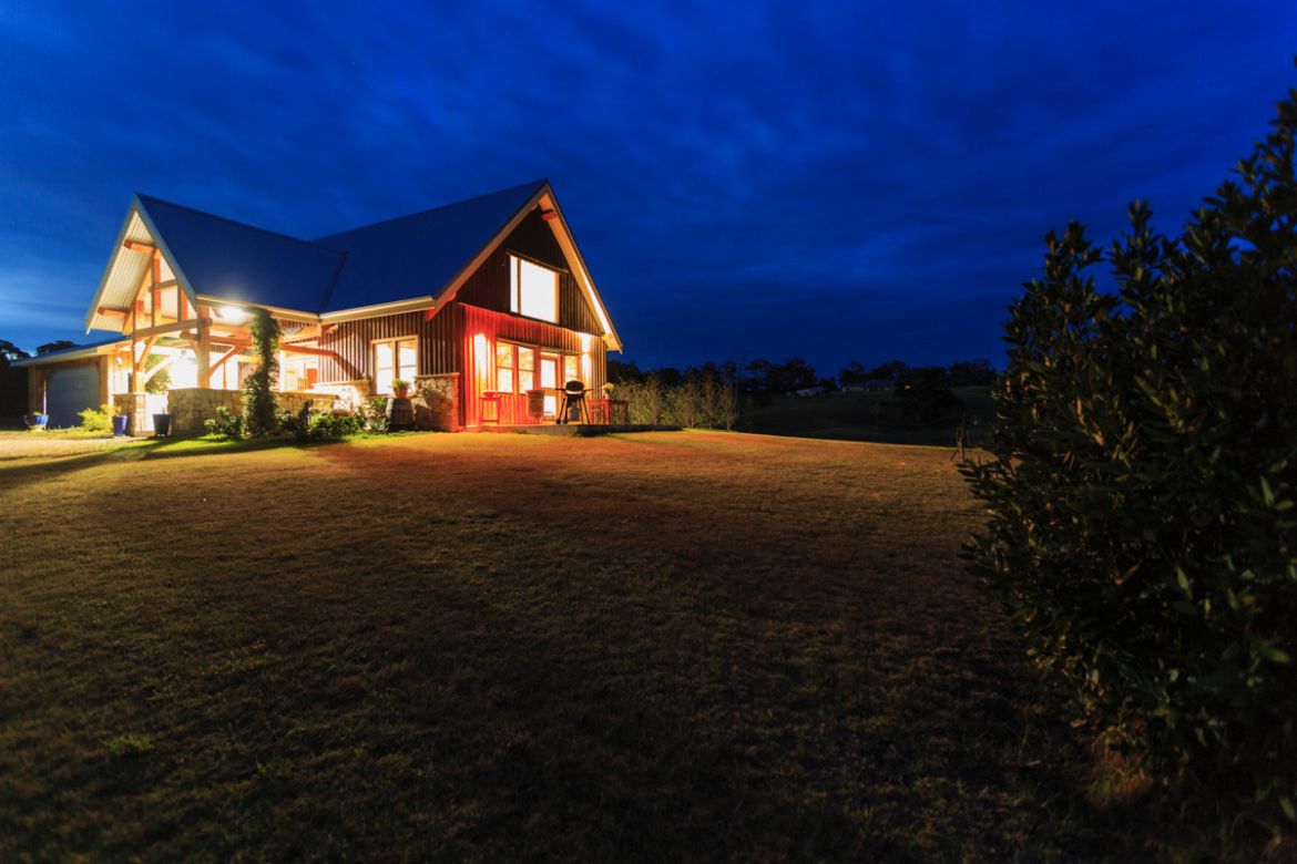 The Folly - crafted from stone and wood with love and offering the best off-grid accommodation near Lakes Entrance &amp; Metung 